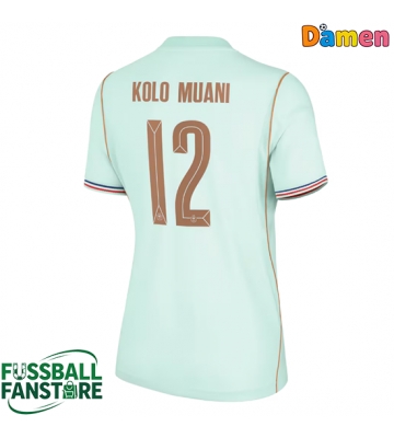 Frankreich Randal Kolo Muani #12 Replik Auswärtstrikot Damen WM 2026 Kurzarm